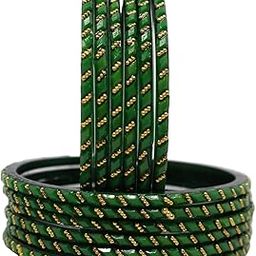 Lastest Stylish Glass Bangles in Diamond Shape with three joint balls For Women,Adults And Girls (Packing Of 12 Bangles)-46