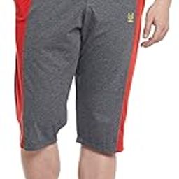 VIMAL JONNEY Dark Gray Blended Capri for Men-picture-55