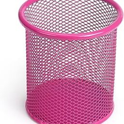 MeeTo Durable Mesh Pen, Pencil Wire Design Holder: Perfect for Office and Home Use | Metal Mesh Pen Holder: Sleek Organizer for Desk Essentials, Random Colour (Set of 1)-image-28