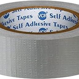 VCR Grey Duct Tape - 18 Meters in Length 24mm / 1" Width - 1 Roll Per Pack - Strong Book Binding Tape - Waterproof Heavy Duty Duct Tape-21