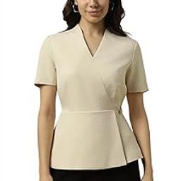 Women's Polyester Solid Regular Fit Blouse-picture-17
