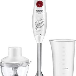 Maharaja Whiteline Turbomix King Plus Hand Blender, 250W, Duraforce advanced blade technology, 800ml multi-purpose jar, 500ml Chopper… (250)-15