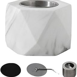 CALANDIS™ Small Fire Pit Easy to Use Portable Fireplace for Courtyard Smores White | Fire Pits & Chimineas | Outdoor Cooking & Eating | Yard, Garden & Outdoor Living-image-20