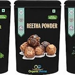 Organic Prime Pack of 3 Amla, Reetha, Shikakai Powder For Hair Care (200 GM Each) - 600 GM By Organic Prime-10