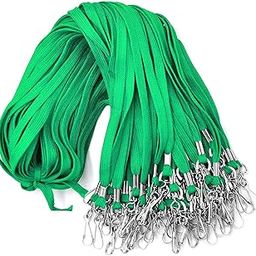 ABHA PRINT 36" Bulk Flat Lanyard for ID Badges – Premium Neck Strap with Swivel J-Hook, Durable Badge Holder Lanyards for Name Tags, Staff ID Cards, Events, Office, School – Pack of 100-image-92