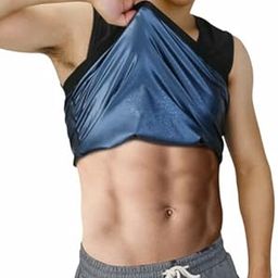 OLSIC Sweat Shapewear Vest Belt for Men, Polymer Shapewear, Workout for Weight Loss Waist Body Slimming, Trainer-image-23