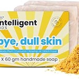Tuco® Kids Bye, Dull Skin Soap Pack of 2X60gm with Turmeric | Perfect for Dull & Sensitive Skin | Paraben & Sulphate Free | Ages 2-5, 5-10, 10-15 | 2x 60gm-image-92