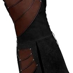 Men's Medieval Waistcoat Laced Sleeveless Vest for Cosplay Brown XXXL | Clothing, Shoes & Accessories | Mens Clothing | Coats & Jackets-image-48