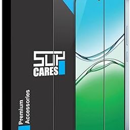 SupCares Military-Grade Gorilla Tempered Glass Screen Protector for Oppo F29 (6.7 Inch) With Installation Kit | Edge to Edge Coverage | Black-11