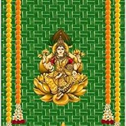 varalakshmi Background Decoration |poojas Backdrop Decorations Cloth |varalakshmi Pooja Decoration Cloth 5x8 feet Coconut varalaxmi | Pooja Backdrop Decoration Cloth-image-31