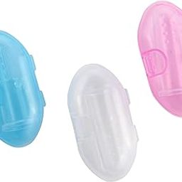 BUBBLINO TinyTooth Silicone Finger Toothbrush – Dual Side Gum Cleaner for Babies (Pack of 3)-picture-31