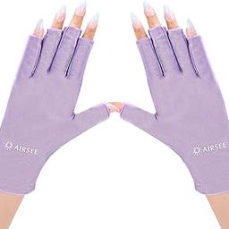 ARISEE UV Gloves for Nail Lamp,Professional UPF50+ UV Protection Gloves for Manicures Nail Art,Fingerless Gloves That Shield Skin from The Sun and Nail Lamp-image-71