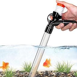 VAYINATO® (Press Type QL-08G) 3 in 1 Aquarium Gravel Cleaner | Water Changer with Glass Algae Scrapper | Suitable for Aquarium Height 92CM by Petzlifeworld-25