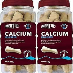 Meat Up Calcium Bone Jar, Dog Supplement Treats For All Life Stages - Meat Flavour, 240 g, 30 Pieces (Buy 1 Get 1 Free)-10
