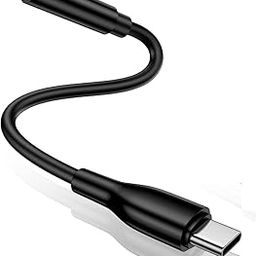 JGD Type C to 3.5mM Headphone Jack Adapter for iPhone 15/15 Pro/Pro Max/Plus, Samsung Galaxy S24/S23/S23/S22/S21Ultra, Pixel 2/2XL/3/3XL/6/6 pro (Black)-image-32