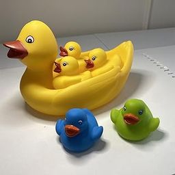 Baby Bath Duck Toy | Floating Water Toy for Kids & Toddlers | Toys for Bathtub Play | Bath Duck Family Set (Yellow) (1)-18
