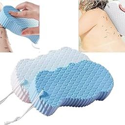 Ultra Soft Bath Body Shower Dead Skin Cells Removal Bath Scrub for Baby Kids (Pack of 2)-image-28