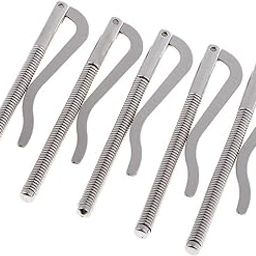 Enakshi 5Pcs Metal Bifold Money Clip Bar Wallet Replace Parts Spring Clamp Cash Holder | Crafts | Leathercrafts | Leathercraft Tools | Other Leather Tools-image-2