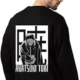 Itachi Anime Printed Sweatshirt for Men-Black Sweatshirt/Graphic Printed Sweatshirt/Sweatshirt for Men/Warm Sweatshirt/Unisex Sweatshirt-image-4