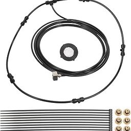 Abaodam 1set Outdoor Misting Fan Kit for Patio Cooling Easy to Install Mist Attachment Compatible with Garden Accessories for Outdoor Spaces and Events-image-32