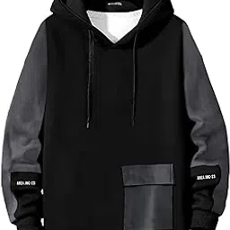 jump cuts || Mens || Sleeve Printed || Hooded Neck || Full Sleeve || Cotton Fleece || Sweatshirt-picture-5