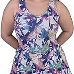 1 pcs Padded Swimsuit Dress with Attached boy Short for Women |Swimming Suit for Women-image-69