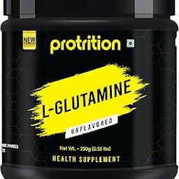 Protrition L-Glutamine Powder 100% Pure for Men & Women | Unflavoured - 250g (50 Servings)| Post Workout Supplement for Muscle Growth, Performance and Recovery-image-16