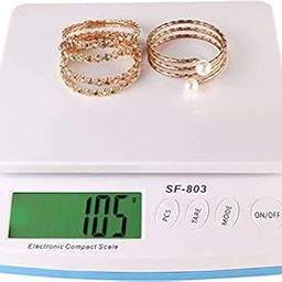 SELMEZ® SF803 Weight Machine for Kitchen Digital Weighing Scale Food Weighing Machine Weighing Scale Kitchen Kitchen Weighing Machine Small Kitchen Scale 30kg - White-6