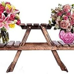 VDIX Handmade Wooden Outdoor Adirondack Natural Brown Foldable Coffee Table, End Table for Poolside Garden, Living Room, Bedroom, Small Spaces (Rectangle, 22 Inch)-13