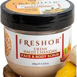 Ubtan Haldi Chandan Face & Body Scrub For Men & Women | 200 ml-image-53