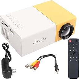 Whixant Mini Projector Portable 1080P Video, LED Projector Home Cinema Theater Indoor/Outdoor View Projects, Carton, Movie Projectors Support Laptop PC Smartphone-1
