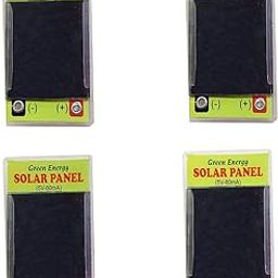 Mini Solar Panel 5V-80mA Rating for Science Projects Application.Set of 4-14