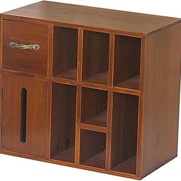 ARTISOUL® Wooden Storage Cabinet Showcase Mug Organizer for Bedroom Countertop Dresser | Furniture | Cabinets & Cupboards-image-87