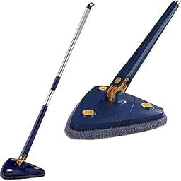 MAVDI 360° Rotating Triangle Mop - Multi-Surface Cleaning Tool with Long Handle - Swivel Head for Floors, Walls & Ceilings - Home & Commercial Use-image-0