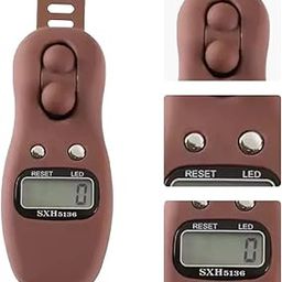 FreshDcart FDCA664 Manual Hand Finger Digital Counting Machine Digital Finger Counter with Large Digital LCD Display for Activities, Meditation, Mantra Chanting Counting (Brown, Pack of 1)-14