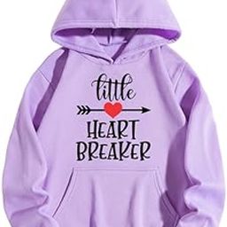 Little Heart Breaker Printed Cotton Fleece Sweatshirt Hoodies for Boys | Full Sleeves Round Neck Soft Fabric Winter Wear, Long Sleeve Unisex Hoodie for Men/Women-picture-13