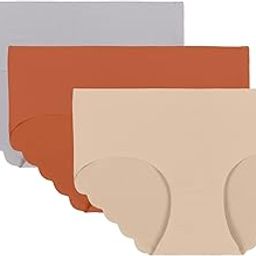 Women's Silk Seamless Hipster Underwear,Breathable Ladies Panties Bikini,No Show Briefs,Comfortable Undies For Women - Pack of 3 (Multicolors, Free Size For Small,M,L)-22