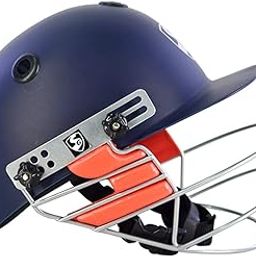 SG OPTIPRO Cricket Helmet | Navy Blue | Size: Medium | for Men & Boys | Adjustable Steel Grill | Breathable Inner Padding | Lightweight-image-99