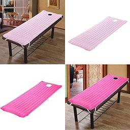 HEAVENGLOW 2 Nonslip Massage Table Sheet Cover with Elastic Band 190x80cm Pink Rose Red-image-40