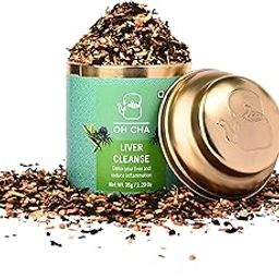 OH CHA - Liver Cleanse Tea | Liver Detox Tea with Milk Thistle, Harad, Mango, Manjishtha, Licorice & Green Tea | Milk Thistle Tea for Fatty Liver | Reduces Inflammation, Protects Liver | 35gms-image-28
