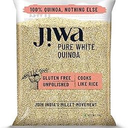 JIWA healthy by nature Organic Quinoa | High Protein White Quinoa| Cooks like Rice | Indian Origin | Certified Organic & Gluten Free | Superfood | 1 kg-image-18