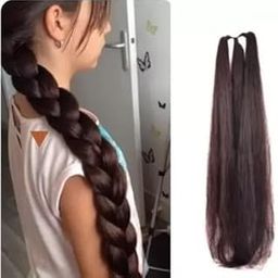 D-DIVINE Artificial Fake Long Extensions Hair for Women & Girls - Savaram Gangawan Cataram Sadaraa Paranda Choti False Nakli Hair Wig - Extra Hair Braid Attachment for Ladies - Natural Brown (1pcs)-image-18