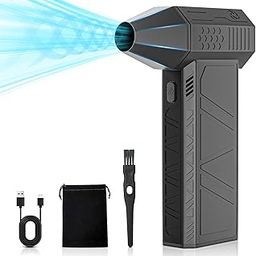 Electric Air Duster - Turbojet Fan With 3 Stage Wind Adjustment, 52m/s Turbo Speed, 130,000 RPM - Rechargeable, Compact, Cordless Blower-14