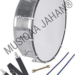 Music World MUSIQAA JAHAN Nasik Tasha Stainless Still 13.4'' with Chanti and Belt-image-20