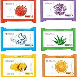 Hunaysa DR-RASHEEL Vitamin C Pack of 6 Face Wipes, Boosts Skin Oxygen, Clear Dirt, Remove Makeup-image-33