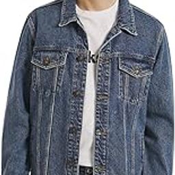 kotty Men's Classic Fit|Collared|Button|Casual Denim Jacket for Travel & Occasion Perfet-picture-15