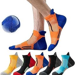 Sports Socks For Men And Women Ankle Length Free Size Pack of 5 | Made With Colorful Cotton Breathable, Anti Odour & Moisture Absorbent Combed cotton unisex Cute Multicolor design (Multi Color)-image-87