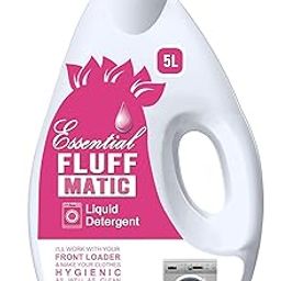 Essential Fluff Matic Liquid Detergent | Laundry Bucket Wash Detergent for Washing Machine Advanced Formulated Ocean Blue(Front Load | Top Load) (Free With 4+1 Liter) - 5 Liter-6