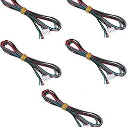 Invento 5pcs 1 mtr Nema 17 6pin XH2.54 to 4 wire connector stepper motor 3d printer-30