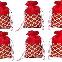 Women's Gota Work Silk Potli Bags Set-image-43
